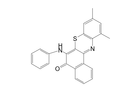 6-anilino-9,11-dimethyl-5H-benzo[a]phenothiazin-5-one