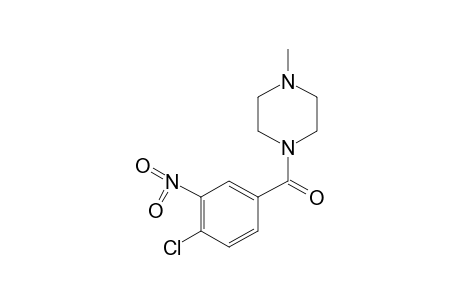 1-(4-chloro-3-nitrobenzoyl)-4-methylpiperazine