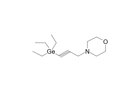 1-TRIETHYLGERMYL-3-MORPHOLYLPROP-1-YNE