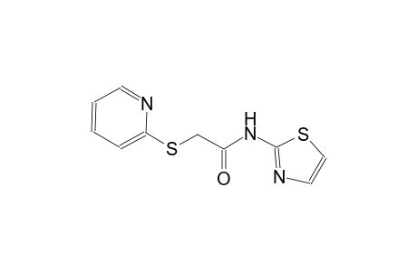 2-(2-pyridinylsulfanyl)-N-(1,3-thiazol-2-yl)acetamide