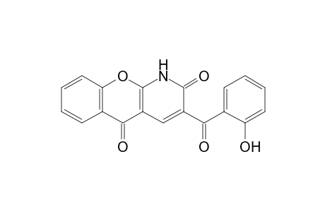 3-(2-Hydroxybenzoyl)-2H-chromeno[2,3-b]pyridine-2,5(1H)-dione