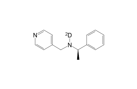 N-(4-Pyridylmethyl)-(R)-(+)-.alpha.-methylbenzyldeuteroamine