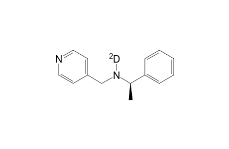 N-(4-Pyridylmethyl)-(R)-(+)-.alpha.-methylbenzyldeuteroamine