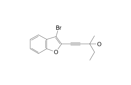 1-(3-bromo-1-benzofuran-2-yl)-3-methylpent-1-yn-3-ol