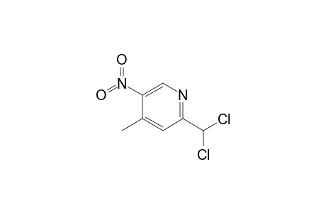 2-(dichloromethyl)-4-methyl-5-nitropyridine