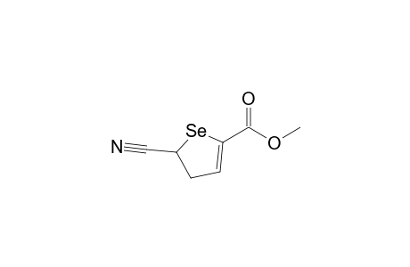 2-cyano-2,3-dihydroselenophene-5-carboxylic acid methyl ester