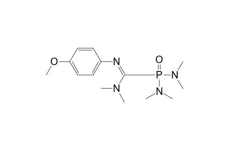 (E)-N,N,N',N'-tetramethyl[1-dimethylamino-1-(4-methoxyphenylimino)methyl]diamidophosphonate