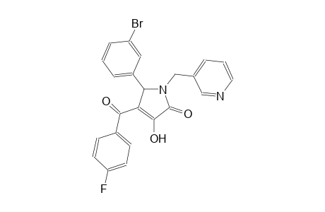 5-(3-bromophenyl)-4-(4-fluorobenzoyl)-3-hydroxy-1-(3-pyridinylmethyl)-1,5-dihydro-2H-pyrrol-2-one