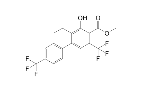 3-Hydroxy-2-ethyl-5,4'-bis(trifluoromethyl)-biphenyl-4-carboxylic acid methyl ester