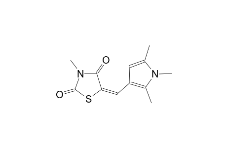 (5E)-3-methyl-5-[(1,2,5-trimethyl-1H-pyrrol-3-yl)methylene]-1,3-thiazolidine-2,4-dione