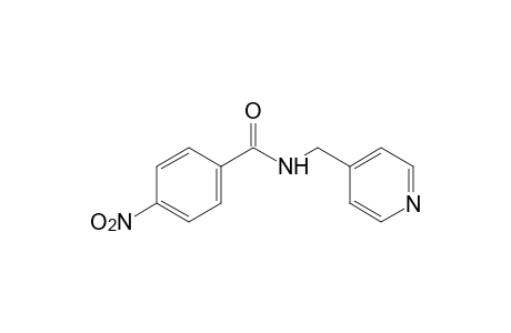 p-nitro-N-[(4-pyridyl)methyl]benzamide