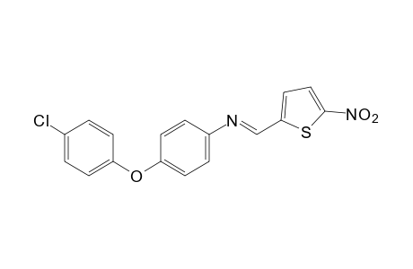 2-{N-[p-(p-chlorophenoxy)phenyl]formimidoyl}-5-nitrothiophene