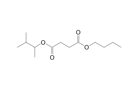 Succinic acid, butyl 3-methylbut-2-yl ester