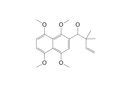 2,2-Dimethyl-1-(1,4,5,8-tetramethoxynaphthalen-2-yl)but-3-en-1-ol