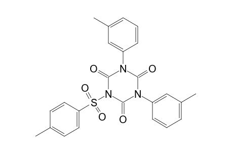 1,3-di-m-tolyl-5-(p-tolylsulfonyl)-s-triazine-2,4,6(1H,3H,5H)-trione