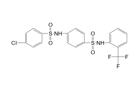 4-chloro-N'-(alpha,alpha,alpha-trifluoro-o-tolyl)-N,4'-bi[benzenesulfonamide]