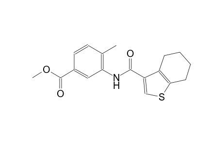 methyl 4-methyl-3-[(4,5,6,7-tetrahydro-1-benzothien-3-ylcarbonyl)amino]benzoate