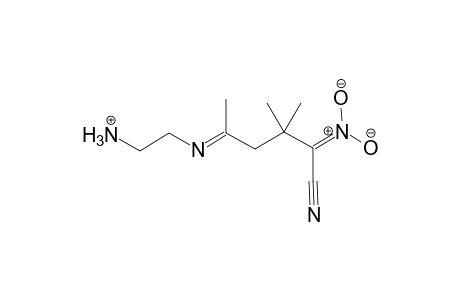 7-Ammonio-5-aza-1-cyano-2, 2,4-trimethyl -4 -heptenenitronate