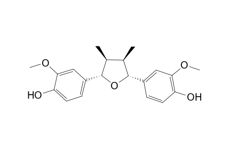 REL-(8R,8'S)-DIMETHYL-(7R,7'S)-BIS-(4-HYDROXY-3-METHOXYPHENYL)-TETRAHYDROFURAN