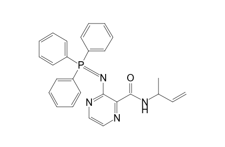 N-(1-METHYLPROP-2-ENYL)-3-(TRIPHENYLPHOSPHORANYLIDENE)-AMINOPYRAZINE-2-CARBOXAMIDE