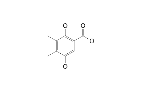 2,5-dihydroxy-3,4-dimethylbenzoic acid