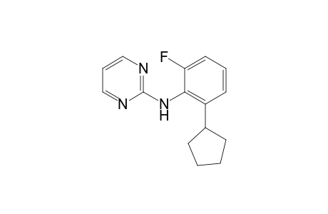 N-(2-Cyclopentyl-6-fluorophenyl)pyrimidin-2-amine