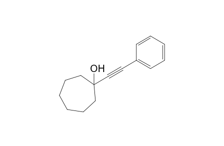 1-(2-Phenylethynyl)cycloheptanol