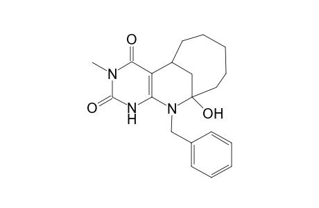 1-Benzyl-2-hydroxy-6-methylpyrimido[5,4-e][5](2,4)-pyridinophane-5,7(1H,6H)-dione