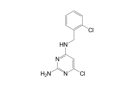 2,4-Pyrimidinediamine, 6-chloro-N4-[(2-chlorophenyl)methyl]-