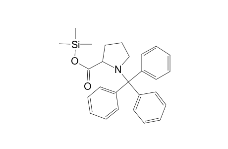 1-Tritylproline, tms derivative