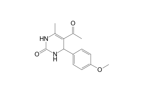 5-acetyl-4-(4-methoxyphenyl)-6-methyl-3,4-dihydro-1H-pyrimidin-2-one