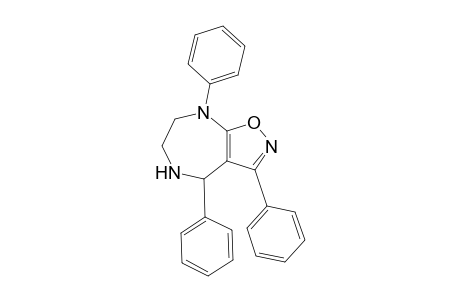 3,4,8-Triphenyl-5,6,7,8-tetrahydro-4H-isoxazolo[5,4-e]-(1,4)-diazepine