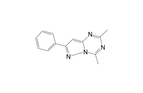 2,4-dimethyl-7-phenylpyrazolo[1,5-a]-s-triazine