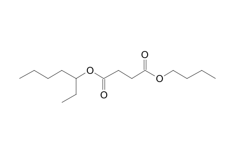 Succinic acid, butyl 3-heptyl ester