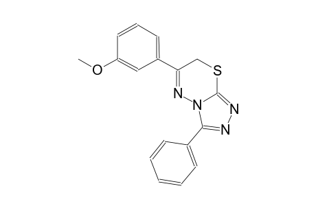 methyl 3-(3-phenyl-7H-[1,2,4]triazolo[3,4-b][1,3,4]thiadiazin-6-yl)phenyl ether