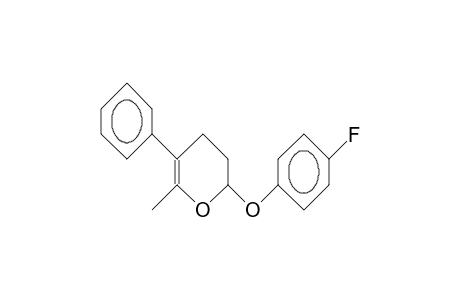 2H-Pyran, 2-(4-fluorophenoxy)-3,4-dihydro-6-methyl-5-phenyl-
