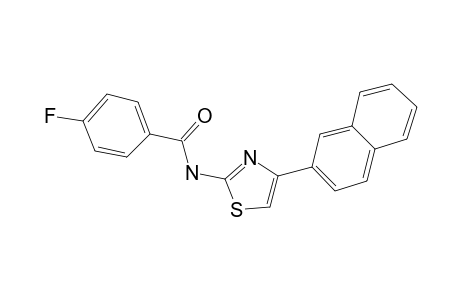 Benzamide, 4-fluoro-N-[4-(2-naphthyl)-2-thiazolyl]-