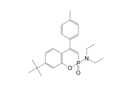 2H-1,2-benzoxaphosphin-2-amine, 7-(1,1-dimethylethyl)-N,N-diethyl-4-(4-methylphenyl)-, 2-oxide