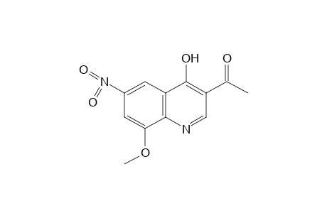 4-hydroxy-8-methoxy-6-nitro-3-quinolyl methyl ketone