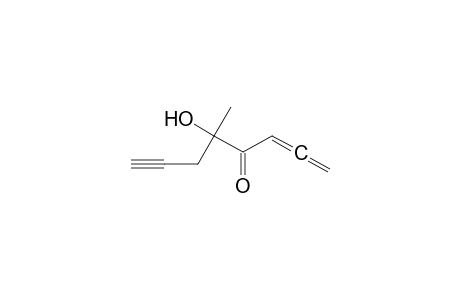 5-Methyl-5-hydroxy-1,2-octadien-7-yn-4-one