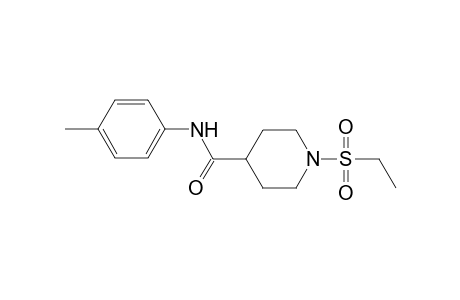 Piperidine-4-carboxamide, 1-ethanesulfonyl-N-(p-tolyl)phenyl