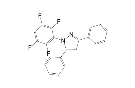 3,5-diphenyl-1-(2,3,5,6-tetrafluorophenyl)-4,5-dihydro-1H-pyrazole