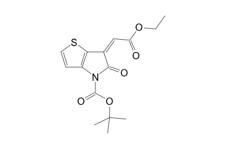 (E)-6-(Carboethoxymethylene)-5-oxo-4-(tert-butoxycarbonyl)-5,6-dihydrothieno[3,2-b]pyrrole