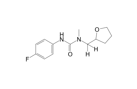 3-(p-fluorophenyl)-1-methyl-1-(tetrahydrofurfuryl)urea