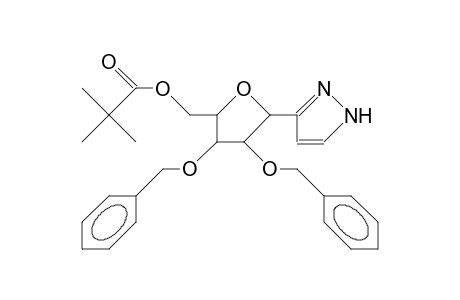 3(5)-(2',3'-Di-O-benzyl-5'-O-pivaloyl-B-D-xylofuranosyl)-pyrazole