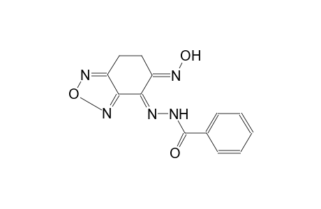 benzoic acid, 2-((4E,5E)-6,7-dihydro-5-(hydroxyimino)-2,1,3-benzoxadiazol-4(5H)-ylidene)hydrazide