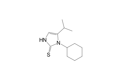 2H-imidazole-2-thione, 1-cyclohexyl-1,3-dihydro-5-(1-methylethyl)-