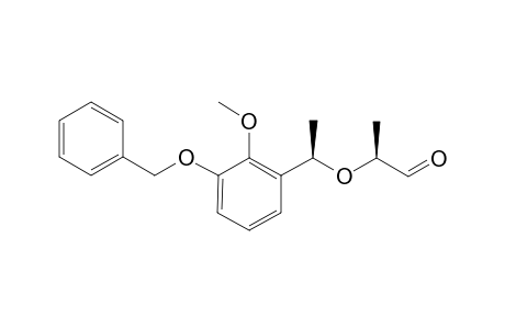 (ALPHA'R,2S)-2-(3'-BENZYLOXY-2'-METHOXY-ALPHA'-METHYLBENZYLOXY)-PROPANAL