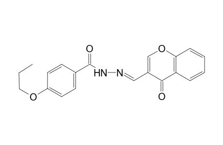 N'-[(E)-(4-oxo-4H-chromen-3-yl)methylidene]-4-propoxybenzohydrazide