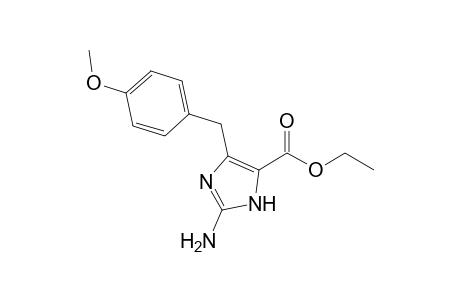 Ethyl 2-Amino-4-(4-methoxybenzyl)imidazole-5-carboxylate